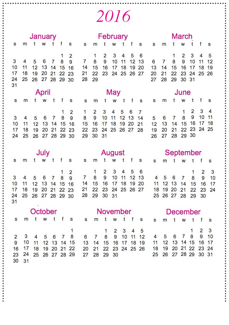 Ling Chang Calendars Ling s Little Calendar Details